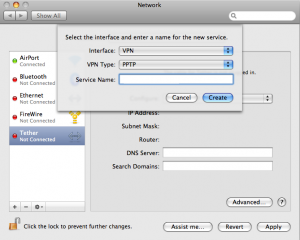 Setup PPTP VPN on Mac