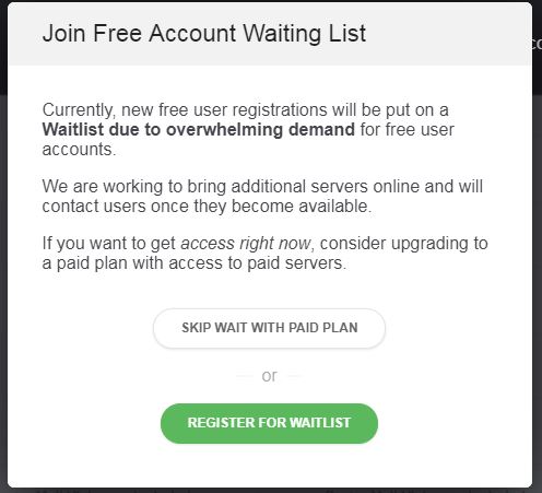 protonvpn free waitlist