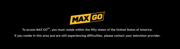 MaxGo blocked