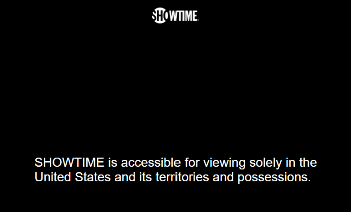 Showtime Blocked